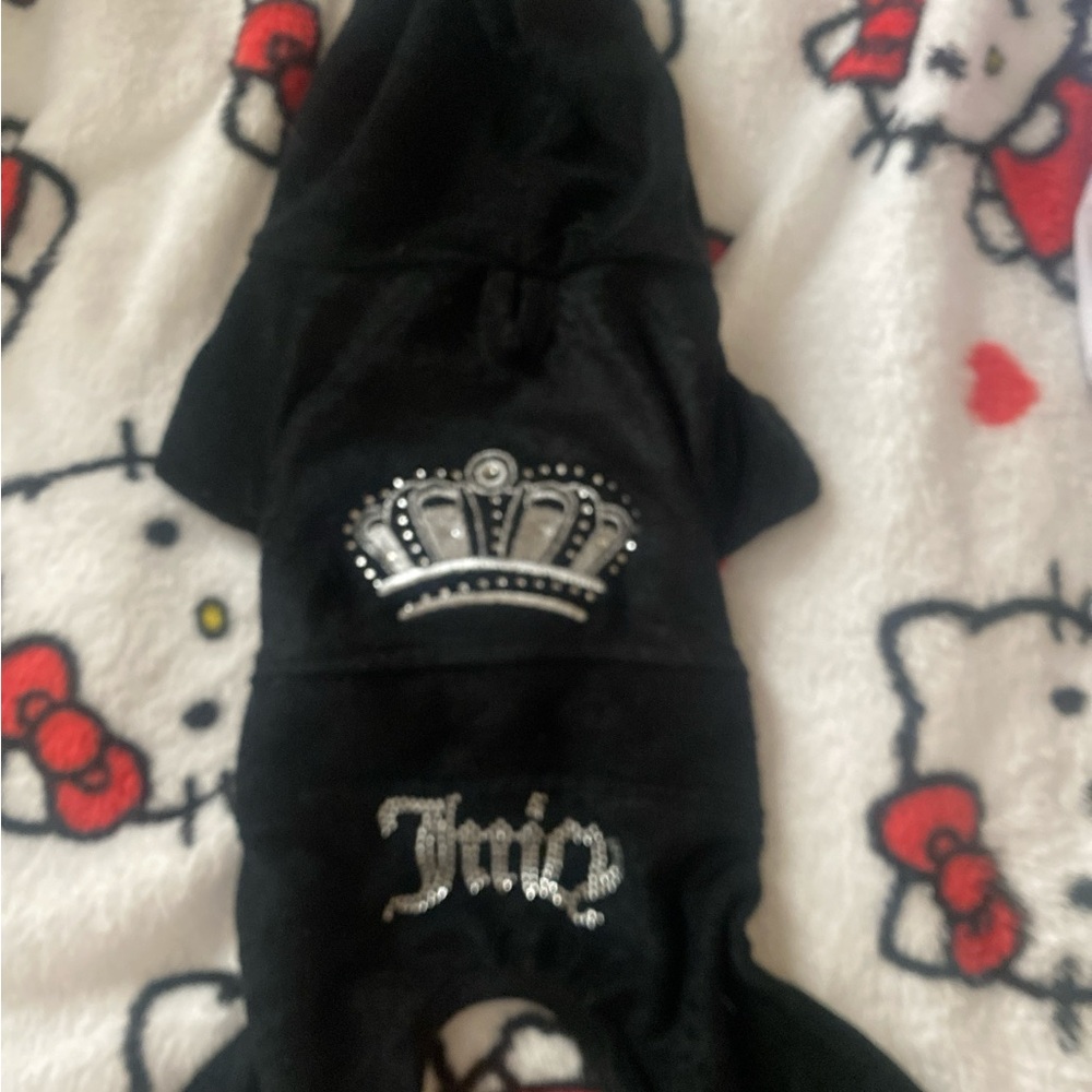 Juicy couture Crown and Rhinestones jumpsuit for you small dog xsmall